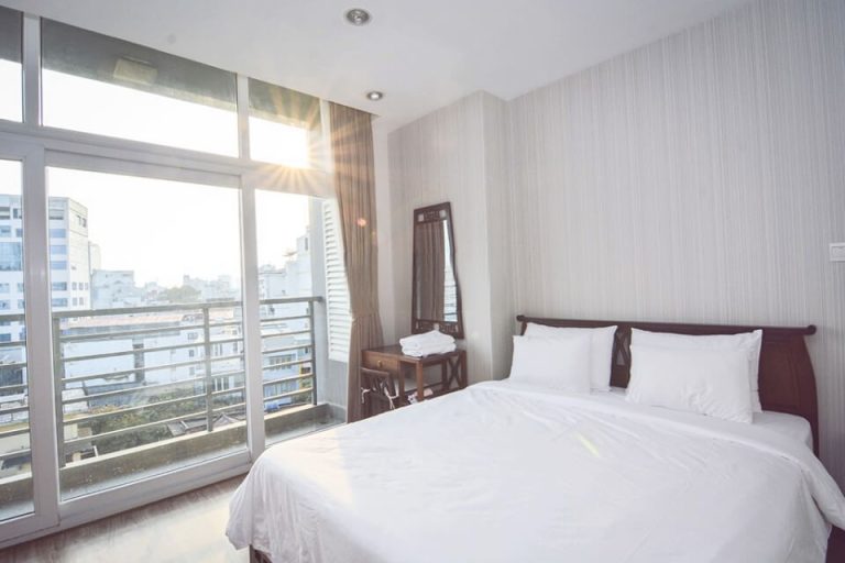 Nice separate bedroom at Ben Thanh Tower District 1